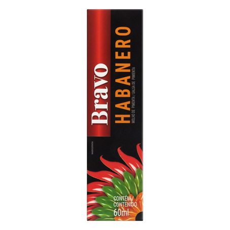 Molho de Pimenta Bravo Habanero 60Ml