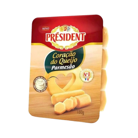 QUEIJO PARMESAO CILINDRO PRESIDENT 180 G          