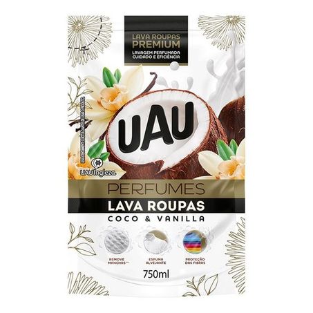 Lava Roupas Uau Perfumado Coco e Vanilla 750ml