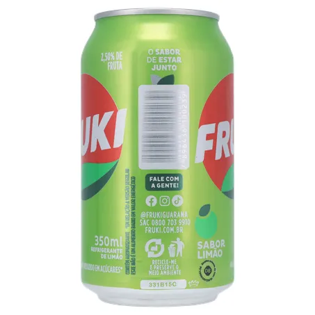 BEBIDA FRUKI SABOR LIMÃO LATA 350ML 360-7