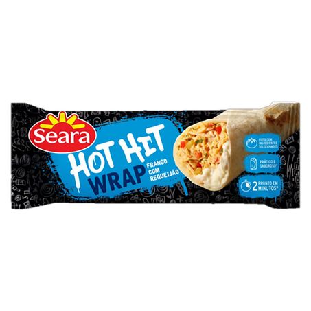 WRAP FRANGO COM REQUEIJÃO SEARA HOT HIT