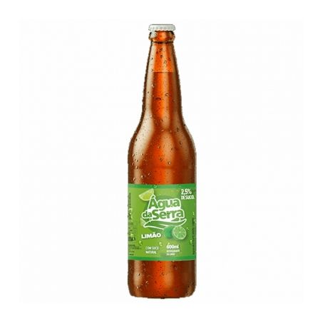 Gasosa agua da serra 600ml limao