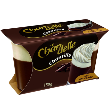 Iog sobremesa chandelle chantilly 180g 2un