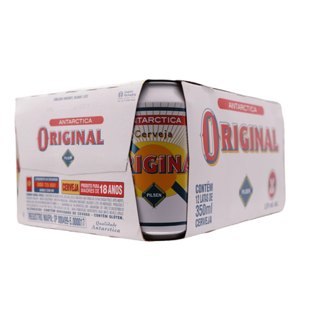 Cerveja antarctica original pilsen 350ml caixa com 12un 360-51
