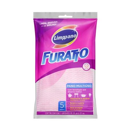 Pano limppano furatto c/5 un rosa