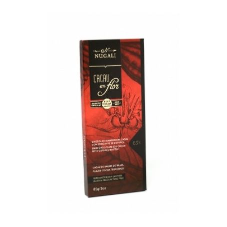 Tablete cacau em flor 63% cupuaçu