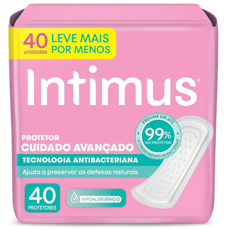 PROTETOR DIÁRIO INTIMUS DAYS S/PERFUME 40 UND