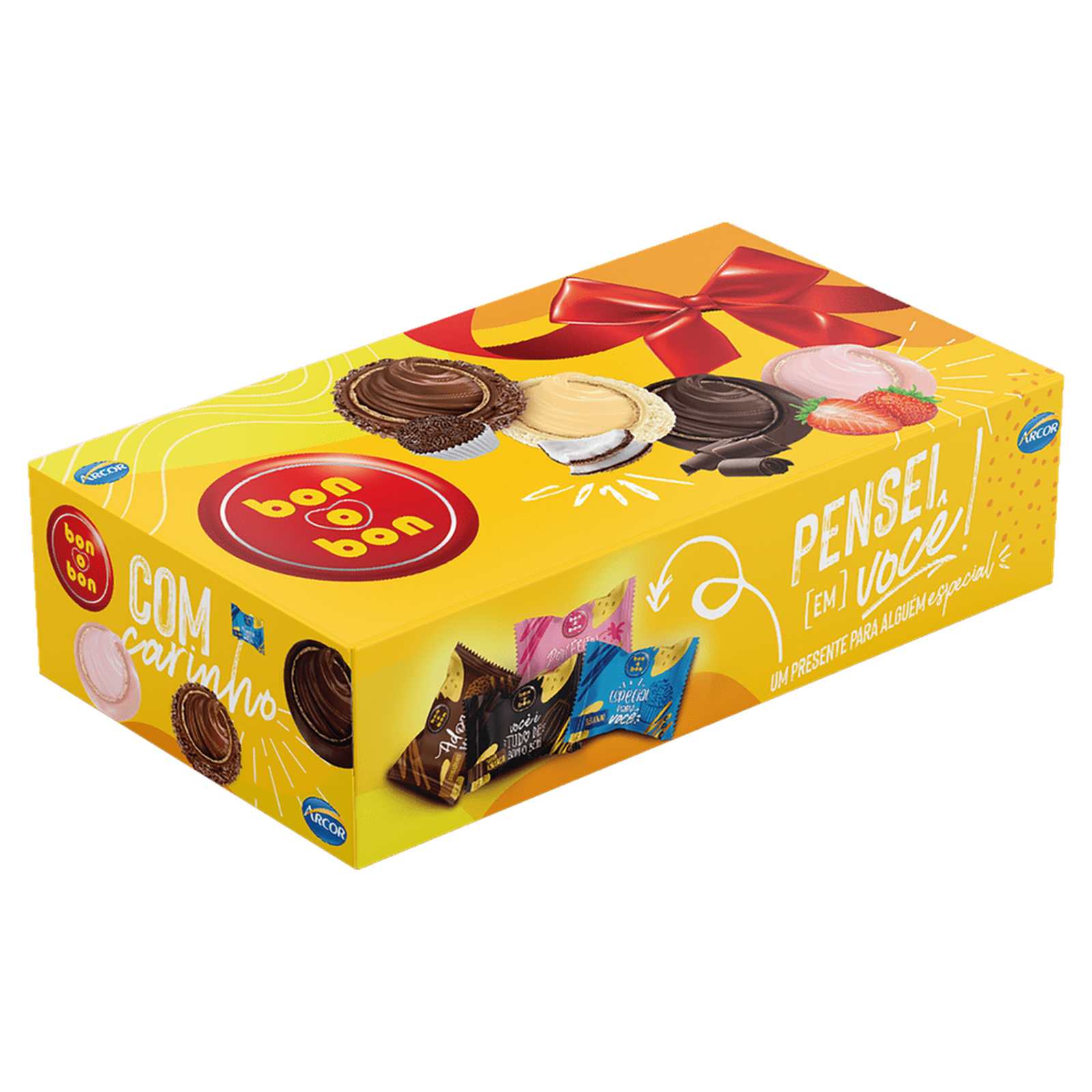 Bombom Bon o Bon Arcor Mix 165g | Supermercados Tozetto