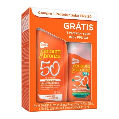 Kit bloq.cen.bronze f50 200ml+ kids f30