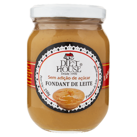 Doce Diet House 250g Foundant De Leite