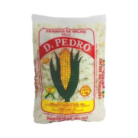 Farinha de milho branca d pedro 1kg