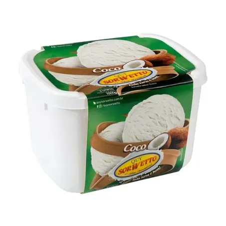 SORVETE QUY SORWETTO COCO 2L