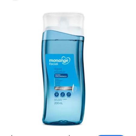 AGUA MICELAR MONANGE ACIDO 200ML HIALURONICO