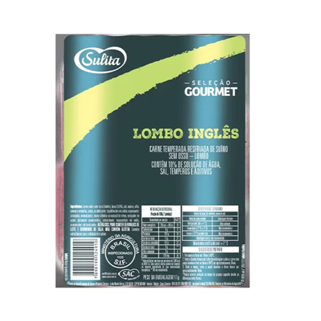 LOMBO INGLES SUINO SULITA KG GOURMET TEMP.VACUO