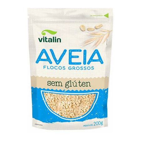 Aveia vitalin flocos grossos s/gluten 200g
