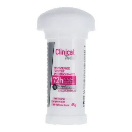 DESODORANTE EM CREME HERBÍSSIMO TWIST CLINICAL ROSA PROTEÇÃO INTENSA STICK 45G 360-3