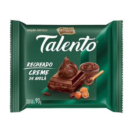 CHOC GAROTO TALENTO CREME DE AVELAS 85G