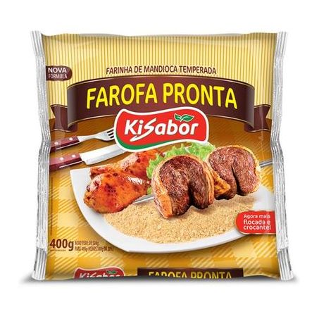Farofa De Mandioca Kisabor 400g