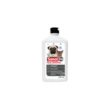 Shampoo para Cães Sanol Dog Pele Sensível 500Ml