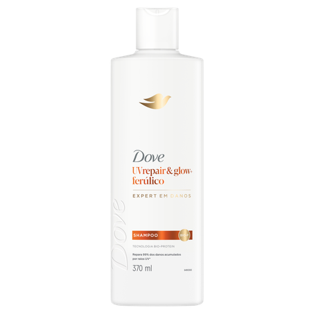 Shampoo Dove UV Repair  Glow  Ferúlico Frasco 370ml