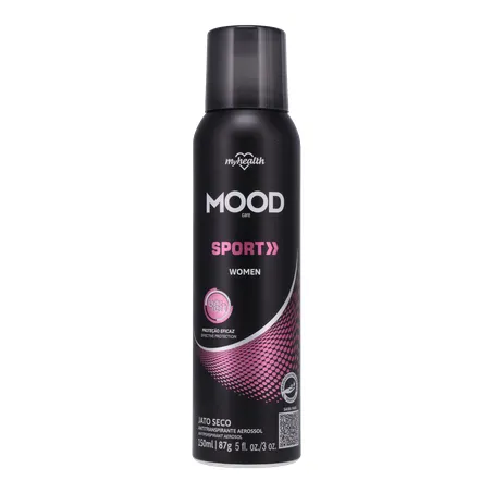 DESODORANTE MOOD AEROSSOL SPORT WOMEN 150ML 360-0