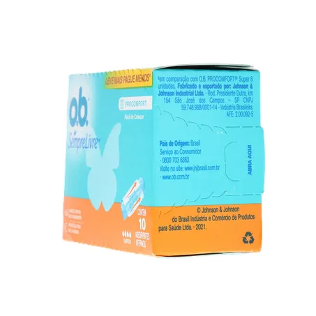 Absorvente interno o.b 10x1 super 360-7
