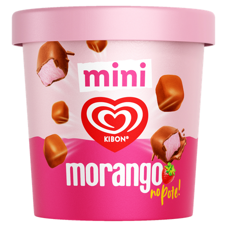 Sorvete Kibon Mini Morango 184g