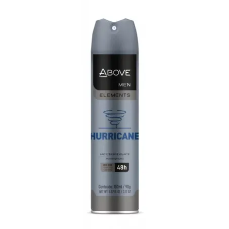 Desodorante Aerosol Above 150ml Men Hurricane