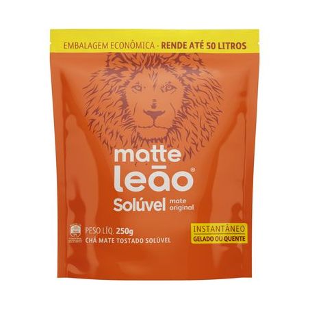CHA MATTE LEAO NATURAL SOLUVEL SACHE 250G