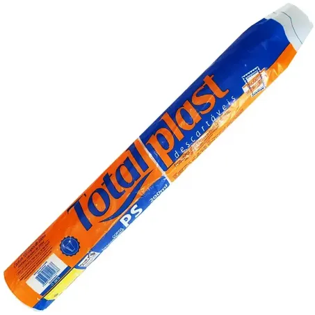 Copo Plástico Descartável Totalplast Transparente 180ml Embalagem 100un
