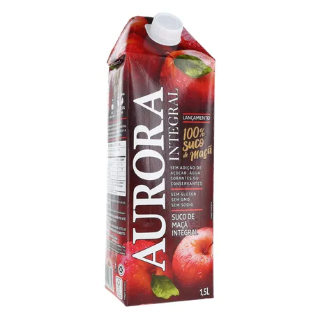 Suco Integral Maça Aurora Cx 1,5l 360-34