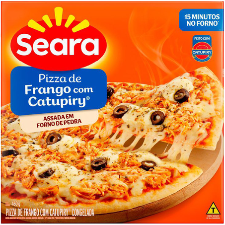 PIZZA FRANGO COM QUEIJO SEARA 460G 
