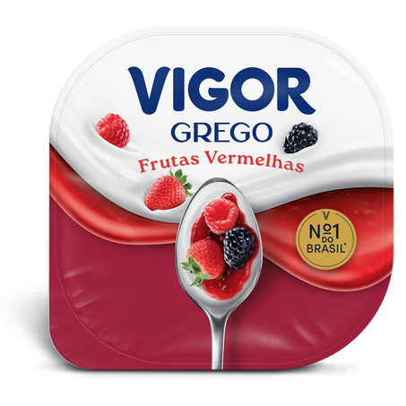 IOGURTE VIGOR GREGO FRUTAS VERMELHAS 90G