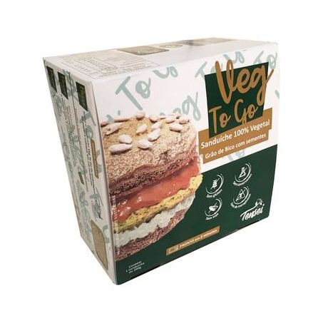 SANDUICHE TENSEI 200G VEG TO GO GRAO DE BICO