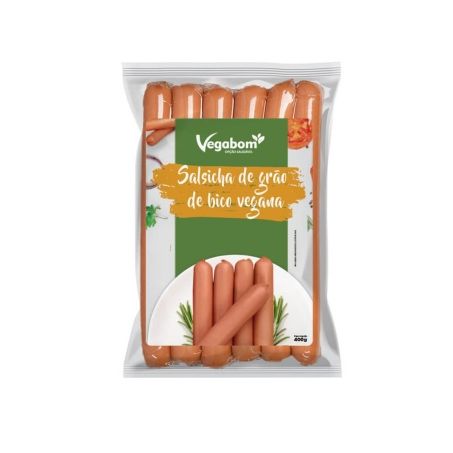 SALSICHA VEGANA VEGABOM 400G