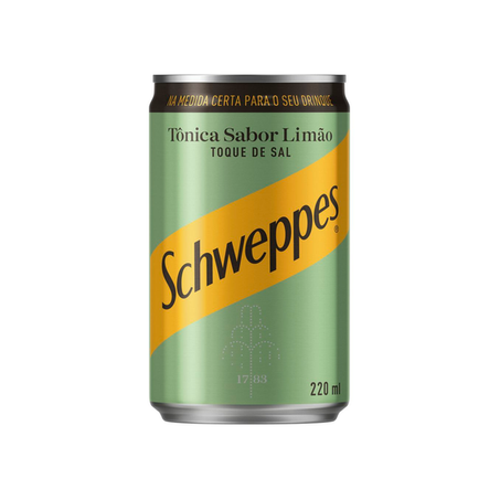 REFRIGERANTE SCHWEPPES 220ML LIMAO T.SAL 