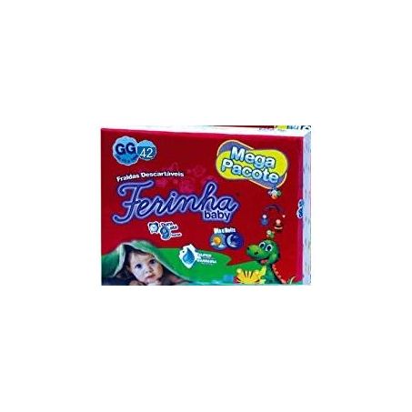 Fralda ferinha baby com 42 gg