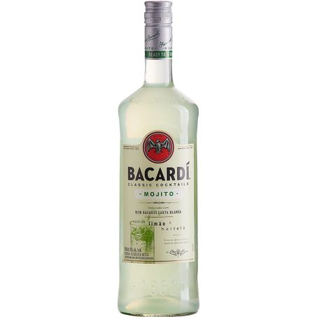 RUM BACARDI MOJITO GARRAFA 980ML