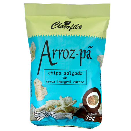 SNACK ARROZ-PÃ VEGANO 35G - CLOROFILA