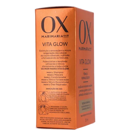 Tônico Capilar Fortalecedor Mari Maria Ox Vita Glow Frasco com 30Ml 360-29