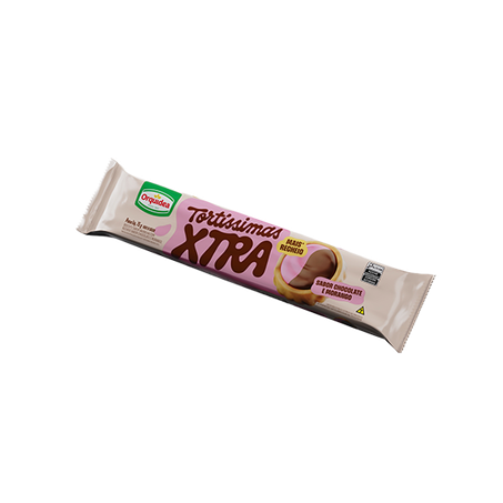 Biscoito orquídea tortissima xtra chocolate/morango 75g