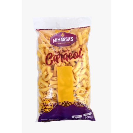 Massa caseira caracol cg mi-massas 500g