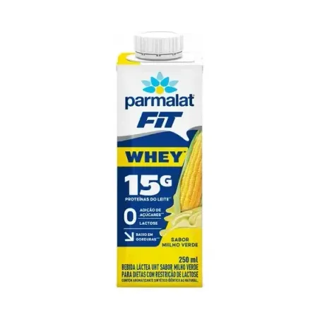 Bebida lactea parmalat wheyfit milho verde 250ml