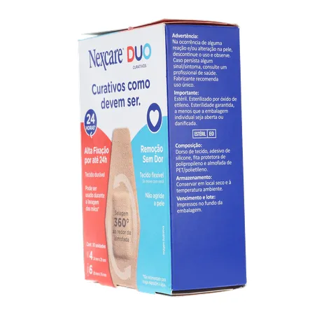 Curativo nexcare duo tamanhos diferentes caixa c-10unid 360-6