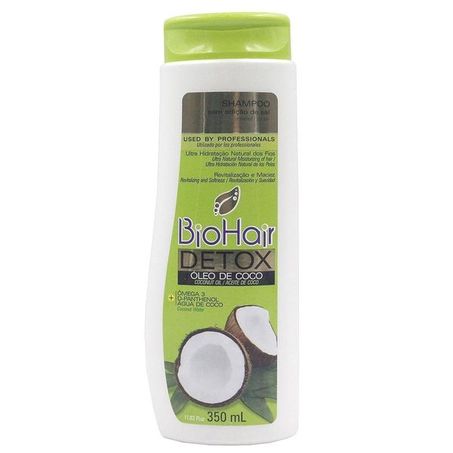Shampoo Biohair Detox Óleo de Coco 350ml