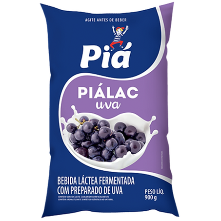 BEBIDA LÁCTEA PIALAC SC UVA 900G