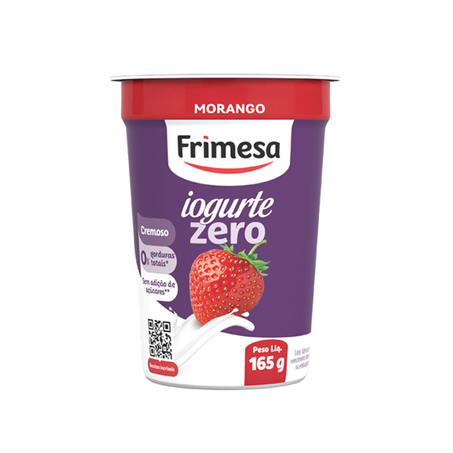 IOGURTE FRIMESA ZERO MORANGO CP 165G*