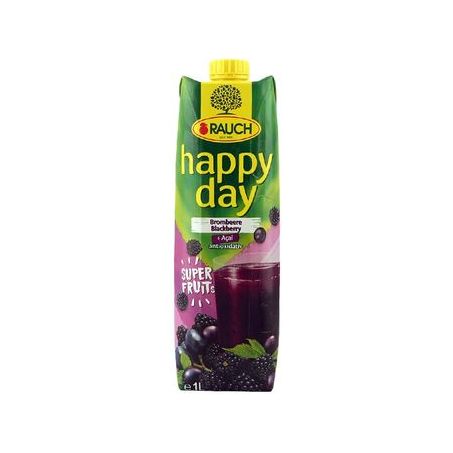Suco integral amora e açaí rauch 1l