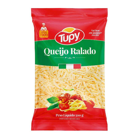 Queijo ralado tupy 500g