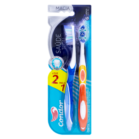 ESCOVA DENTAL CONDOR SAÚDE TOTAL  MACIA LV2 PG1